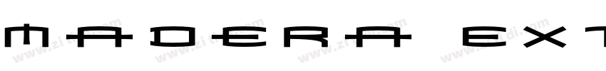 Madera ExtraBold Reg字体转换